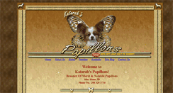 Desktop Screenshot of katurahspapillons.com